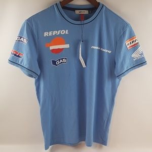 Gas Honda motor racing motorcycle moto GP shirt